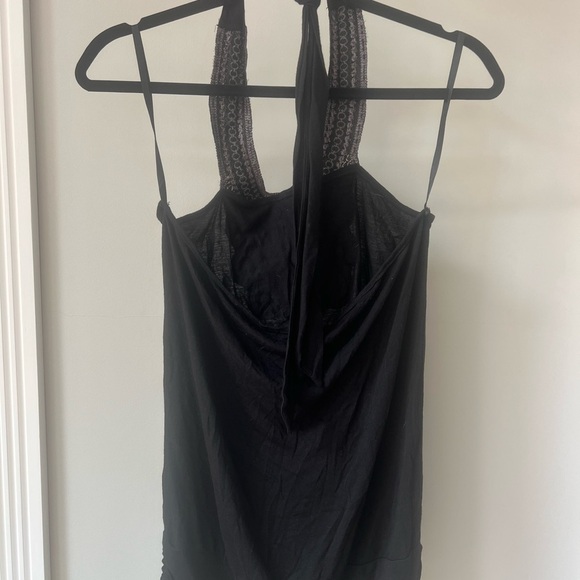 Wet Seal Black Halter Top with Colorful Embellishments - Picture 3 of 5